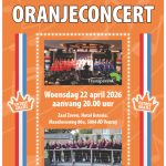Oranjeconcert 22 april 2026